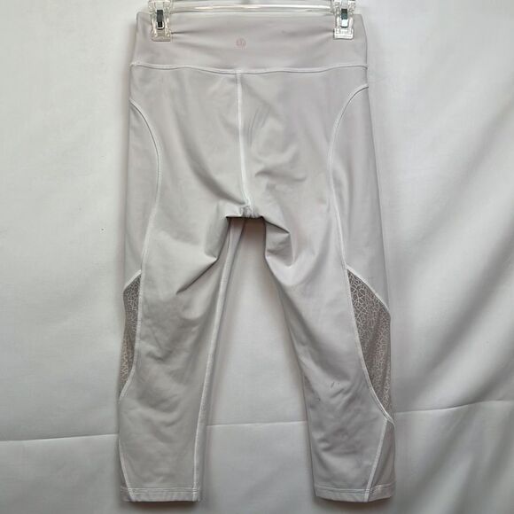 Lululemon Twist and train white cropped leggings white size 6 - Picture 8 of 13